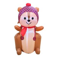 Plaid Squirrel Inflatable - 3.5'