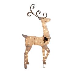 Prelit Birsh Buck - 52"