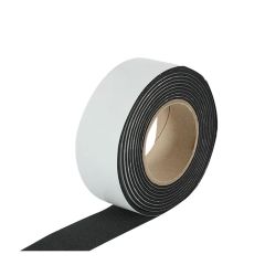 Isolant en caoutchouc pour tuyaux d'eau, noir, 1/8" x 2" x 12'