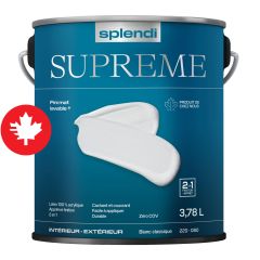 Paint SPLENDI Supreme - Flat - White - 3.78 l