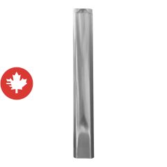 Tuyau ovale, 6" x 60", cal. 30