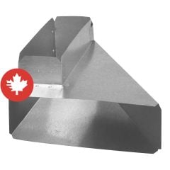 Coude inversé, 3 1/4" x 10", cal. 30