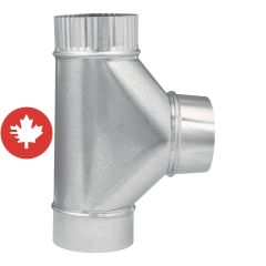 Raccord en T - cal. 28, 8"-8"-8"