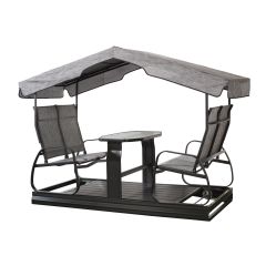 Balançoire 4 places Eco, 104" x 41" x 75"