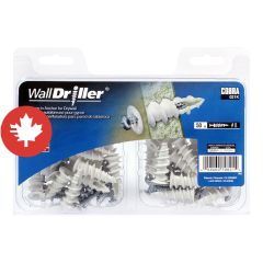 Ancrages WallDriller Nylon #8L (+ Vis) (50)