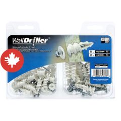 Ancrages WallDriller Nylon #6/#8L (+Vis) (35/25)