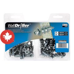 Ancrages WallDriller Zinc #6/#8L (+Vis) (25/25)