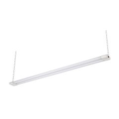 Luminaire d'atelier à DEL intégrées blanc 45 1/2 po