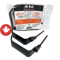 Gutter Pipe Clip for Wood and Brick – 2/Pkg - Black