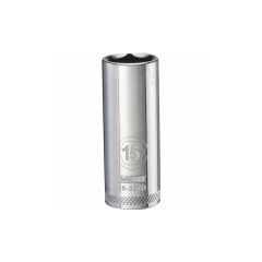 15 mm - 6 Point Deep 3/8" Drive Socket