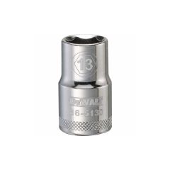 13 mm - 6 Point Short 1/2" Drive Socket