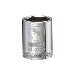 9/16" - 6 Point Short 3/8" Drive Socket