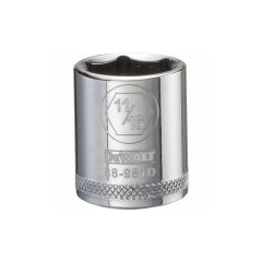 11/16" - 6 Point Short 3/8" Drive Socket