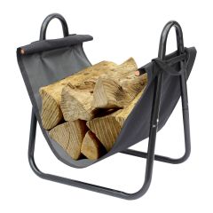 Porte-bûche en toile