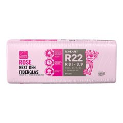 R-22 Pink Next Gen Fiberglas Insulation - 23" x 47" x 5 1/2" - Covers 75.1 sq. ft