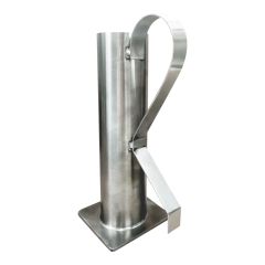 Gobelet 8" fait d'acier inoxydable standard pour hydromètre à sirop