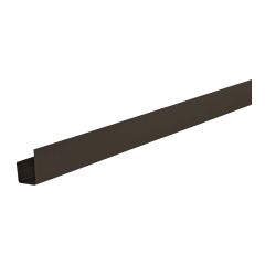 Moulure en J CanExel Ced'R-Vue, 1" x 10', Moka foncé