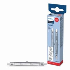 Light Bulbs - T3, 119 mm, 500 W, quartz - 2 Pack