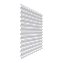 Panneau en PVC ondulé Trusscore RibCore, blanc, 38" x 20' 4"
