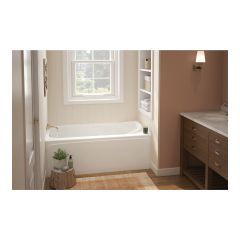 Maddie Skirted Bathtub - 60" x 32" - White - Right-Hand Outlet