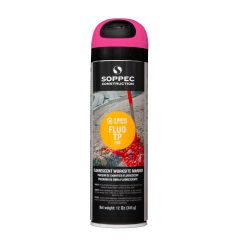 FLUO TP Highly Fluorescent Worksite Marking Paint - Cherry - 345 g