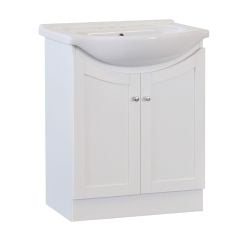 Meuble-lavabo, Priam, 2 portes, blanc, 30"