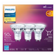 WarmGlow LED MR16 Bulbs - 50 W - Soft White- 3/Pkg