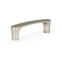 Modern Metal Pull - 96 mm - Brushed Nickel