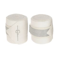 Bandage polaire Empara, 300 x 12 cm, blanc, 4/pqt