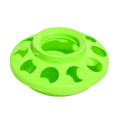 Base de mangeoire B3 en plastique pour volaille, 1 l, vert