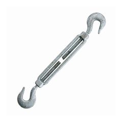 Galvanized Eye-Hook Long Turnbuckle - 2 3/8" x 6"