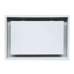 Aria Lite Framed Wall Vent - White - 10" x 14"
