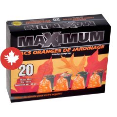 Lawn & Leaf Bag  - X-Large - Orange - 20/kg