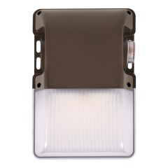 Miniature Wall-Mounted LED Luminaire with Photocell - Adjustable 3000K- 5000K
