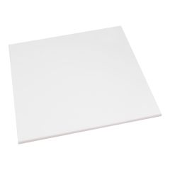 Feuille de plastique, 60 mil x 4' x 8', blanc