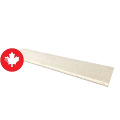 Marche de particule arrondie 1 côté, 1 1/8" x 11" x 36"