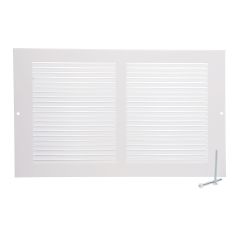 Grille de retour d'air, blanc, 6" x 14"