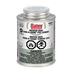 Ciment  pour PVC, Rain-R-Shine, gris, 237 ml