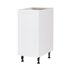 Caisson inférieur 1 porte, Shaker, blanc, 18" x 34 3/4" x 24"