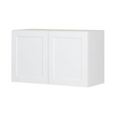 Caisson supérieur pour pôele 2 portes, Shaker, blanc, 30" x 18" x 12 1/2"