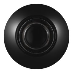 Bouton-poussoir filaire pour carillon de porte éclairé, métal, noir