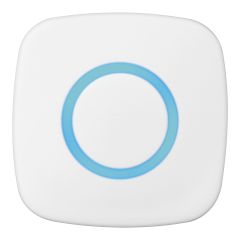 Bouton-poussoir sans fil pour caillon de porte éclairé, plastique