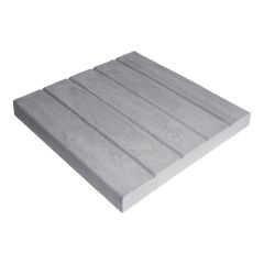 Dalle Rustica, charbon, 15" x 15"