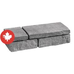 Muret, Twonsend, gris, 16" x 5 3/4" x 4"