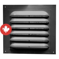 Square Gable Vents - Standard - Black - 11" x 10"