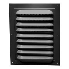 Évent de pignon, standard, noir, 11" x 14"