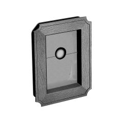 Bloc divisé festonné, noir