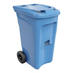 Bac roulant, bleu, 240 l