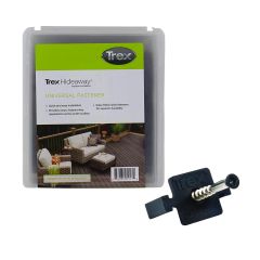 Attaches universelles pour platelage Trex, 50 pi²