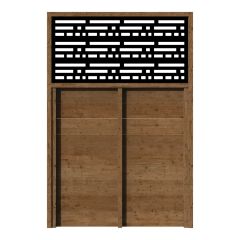 Panneau d'intimité, Morse, 4' x 6'